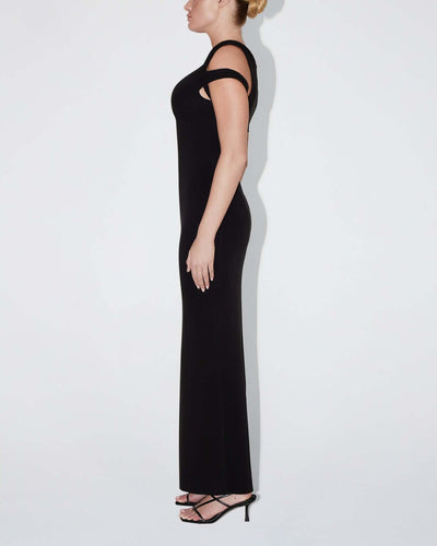 "Lamya" One-Shoulder-Maxikleid