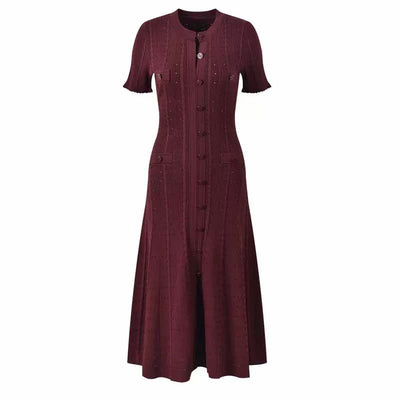 "Burgundy" Sommerkleid