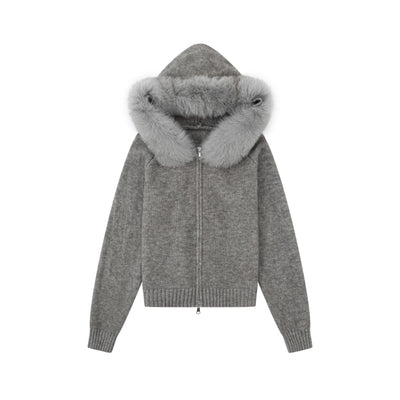 "Emilia" Fur Cardigan