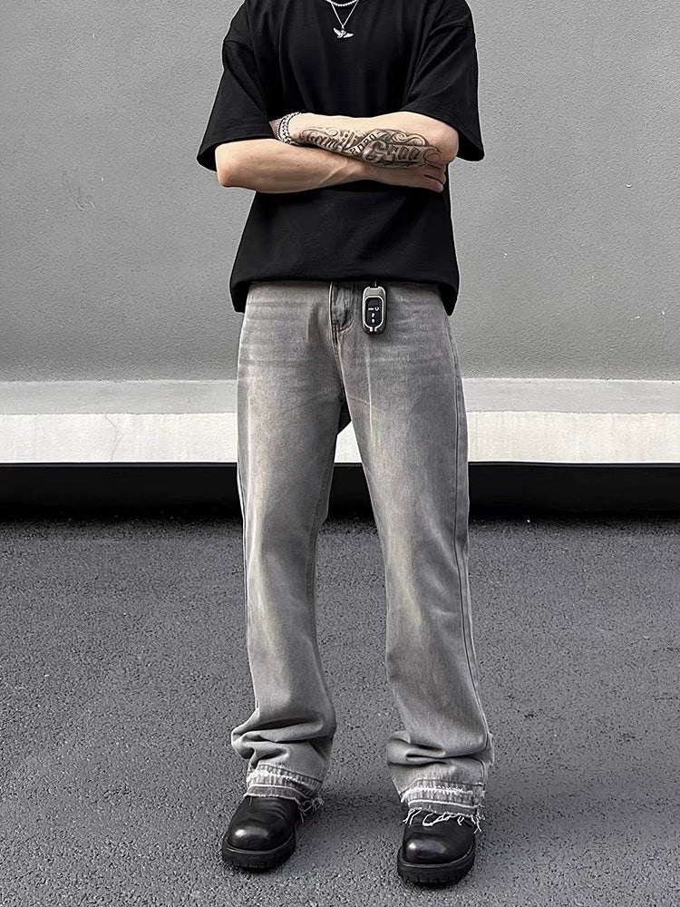 Graue Streetwear Jeans