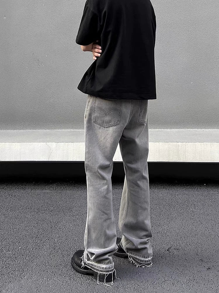 Graue Streetwear Jeans