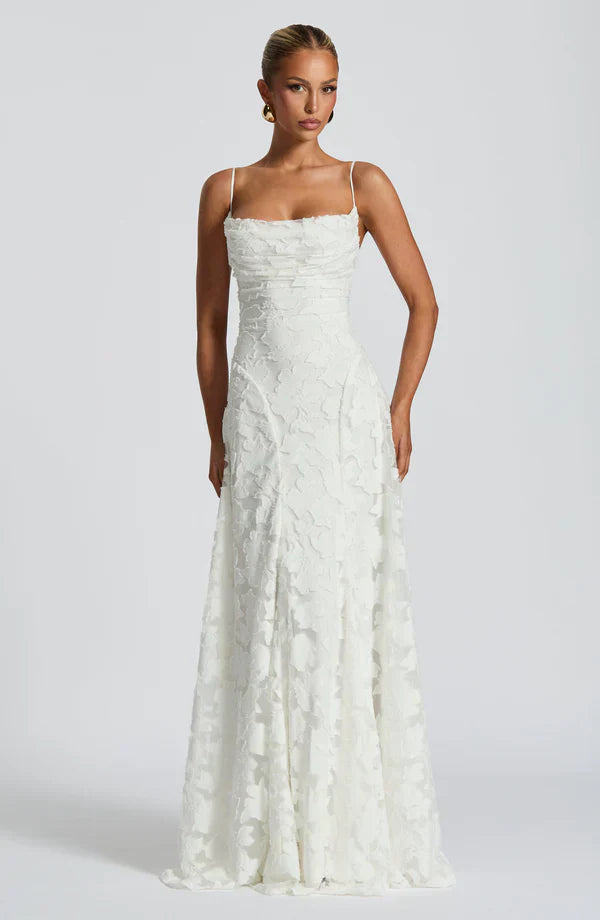 "Floral Lace" Maxikleid